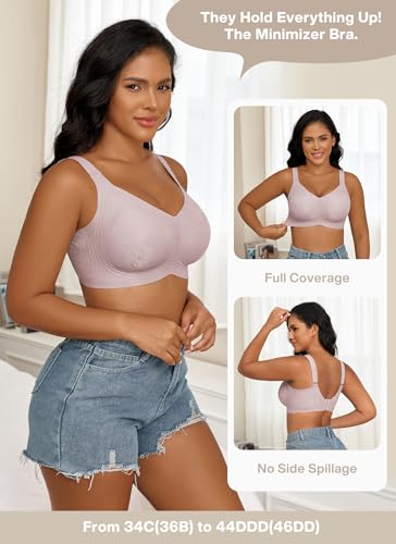 Image of Xcutting Women Wirefree Bras for Women Full Coverage No Underwire Everyday Bras Comfortable Wireless Padded Bras