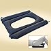LUCKYYAN Anti-bedsores Patients Air Cushion with Hole - Suitable for Wheelchair & Toilet Chair & Bed Care - Black, 45×37×33cm