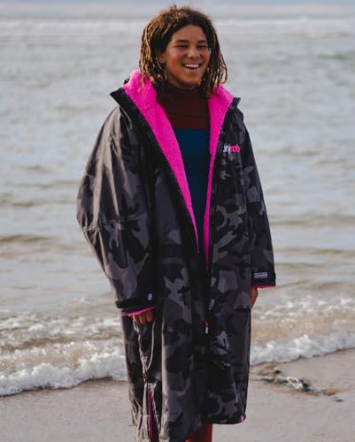 Image of Dryrobe Advance Long Sleeve Swim Parka Change Robe - Stay Warm and Dry - Waterproof Oversized - Swimming /Surfing /OCR Events
