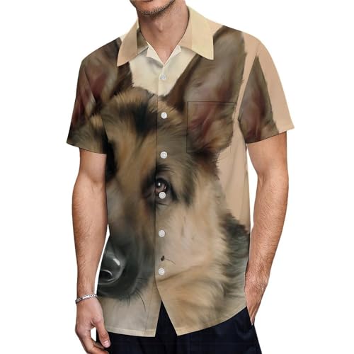 T-Shirt Homme Berger Allemand léger et respirant pour supporter les fortes chaleurs