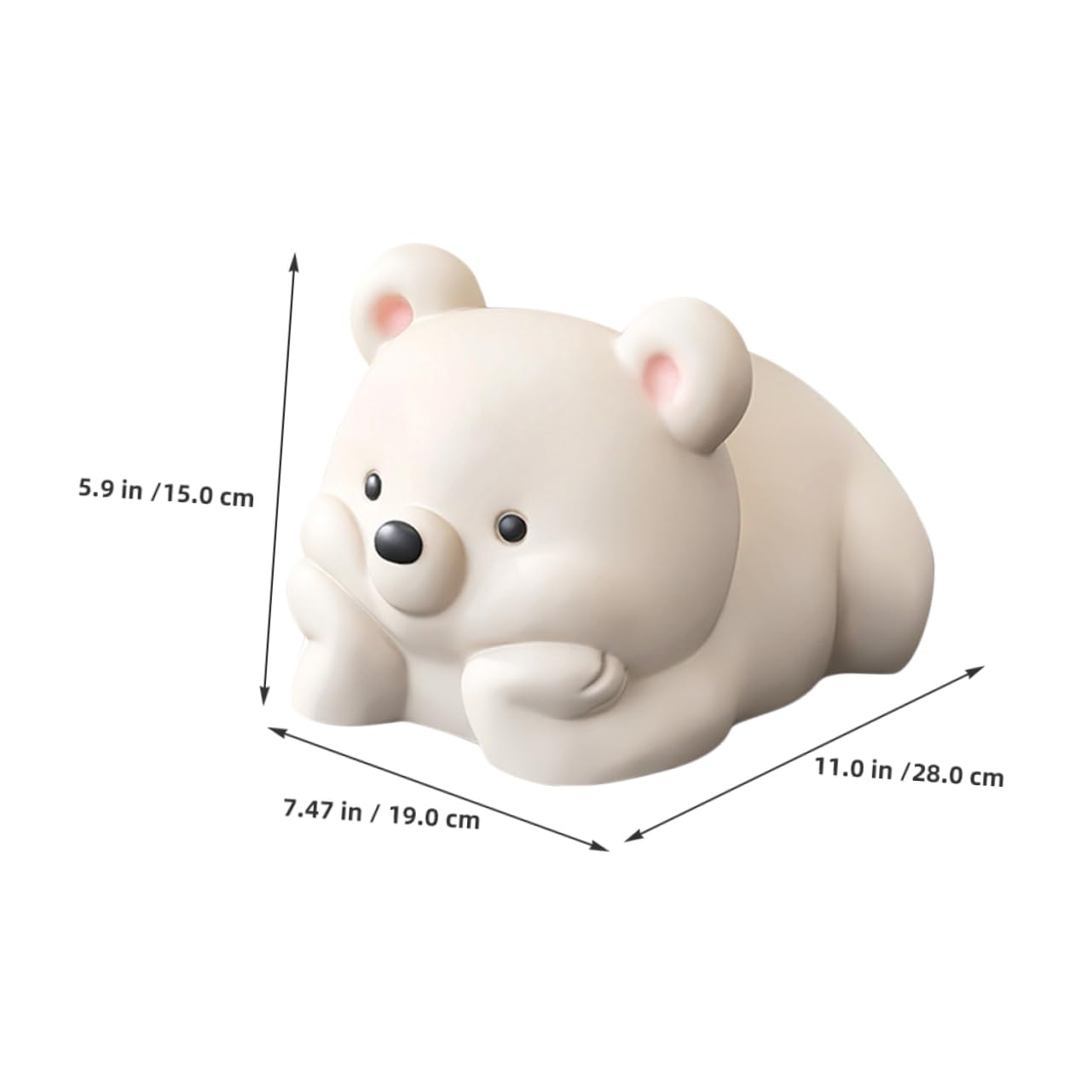 Unomor Box Large Capacity Decorative Tissue Holder with Cute for Living Room Dining Table Desktop Decoration Easy to Clean Material Facial Tissue Cover Box