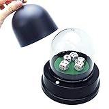 ボタンを押すだけでサイコロを振ることができる電動ダイスカップです。 透明ドーム部分は取り外しが可能なので、用途に応じてサイコロの数を変えてお使い頂けます。ケース内でサイコロがシャッフルされるので、サイコロを勢い良く振ったら紛失してしまった…なんてこともありません。 小型で軽量なので、持ち運びもラクラク♪マジックやボードゲームなどのプレイを盛り上げるプラスアイテムとしてもおすすめです！※電池入れ部分が固い設計になっているので、付け外しの際に指を挟まないようお気をつけください。 【セット内容】電動ダ...