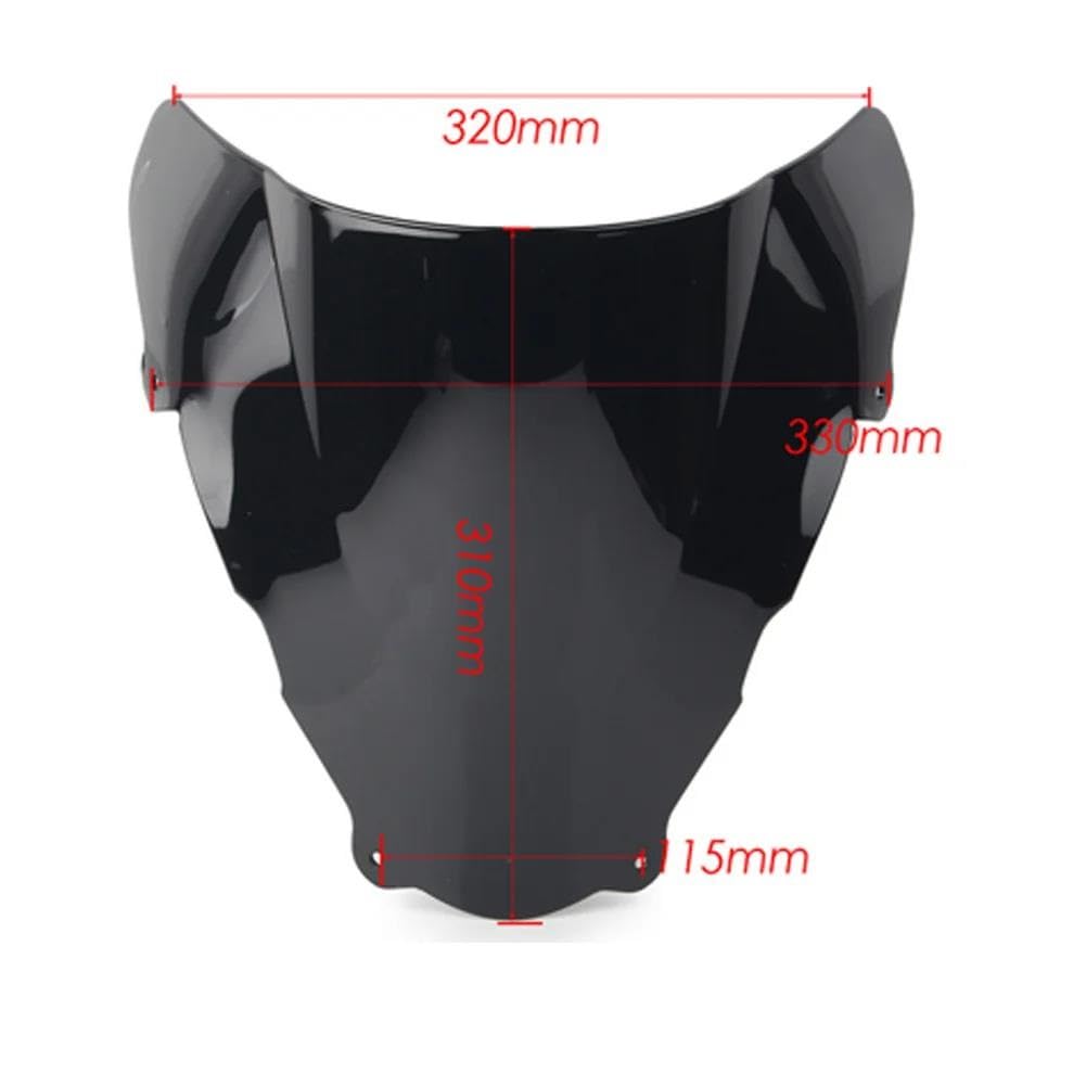Per Suzuki SV650 SV650S SV400 SV400S SV 650S 400S 1999-2002 Cupolino Parabrezza Deflettore Moto(Fumo)