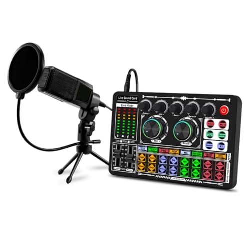 カラオケマイクセット DJ ミキサー オーディオインターフェイス ライブ配信 カラオケマイクセット DJ ミキサー オーディオインターフェイス