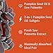 Pumpkin Seed Oil Capsules, Pumpkin Seed Oil 2 in 1 with Saw Palmetto, 3000mg Pure & Natural Supplement, Hair Growth, Skin Care - Non-GMO, Gluten - Free 300 Softgels (1)