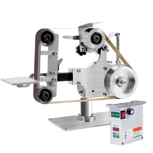 Electric Belt Sander Bench Polishing Grinder, Desktop Vertical Horizontal 30