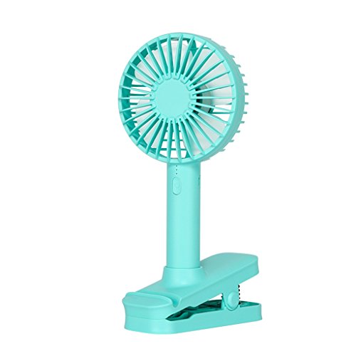 VDS Ventilador de Carga USB. Ventilador pequeño silencioso Esencial para el Verano Ventilador portátil Ligero Ventilador de Transporte Uso múltiple Ventilador Elegante fácil de Transportar C-20 (A)