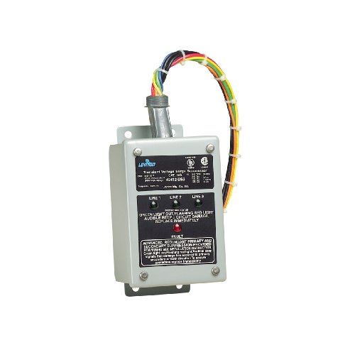 🔥 Hot Deals Leviton 42412-DS3 120/240/120 Volt Hi-Leg Split Phase Delta Panel Protector, Enhanced Noise Filtering, NEMA 3R Enclosure