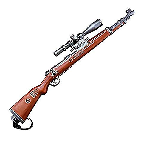 Image of Pubg Karabiner 98 Metallic Sniper k98 Burgundy Gun Keychain
