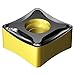 Sandvik Coromant N331.1D-136520E-PM 3330 Carbide Milling Insert, 0.08 mm Corner Radius, Negative Chip Breaker (Pack of 10)