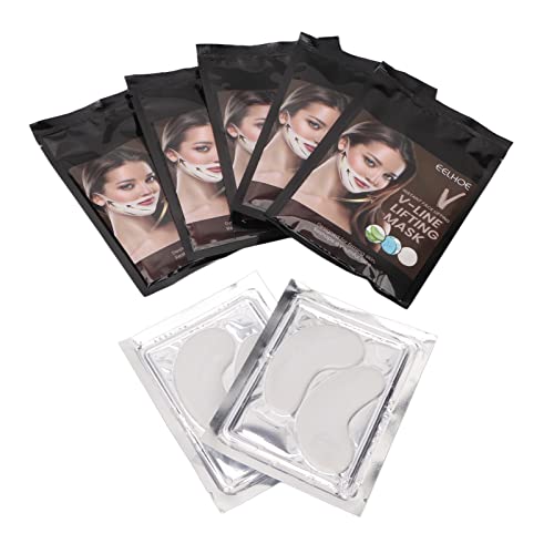 Dopo aver usato il nostro set di maschere per il viso con sollevamento V, può idratare la pelle e anche antirughe, rendere la tua pelle più giovane e idratata e sembrerai più giovane.