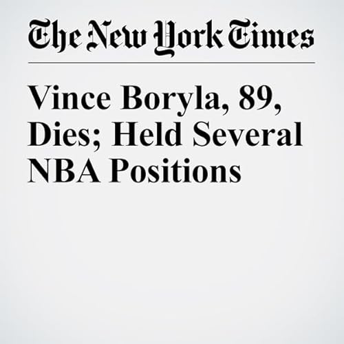 Vince Boryla, 89, Dies; Held Several NBA Positions cover art