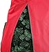 Sattiyrch Upright Christmas Tree Storage Bag,Fits Up to 6 ft Tall Artificial Tree,Heavy Duty 600D Canvas Red Christmas Tree Storage Container with Sleek Zipper and Durable Handles (6 FT)