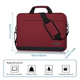Alfheim męska damska torba na laptopa 14-calowa torba robocza na dokumenty z paskiem na ramię Netbook Ultrabook kompatybilna z Macbook Air/Macbook Pro14-calowy A2442 itp