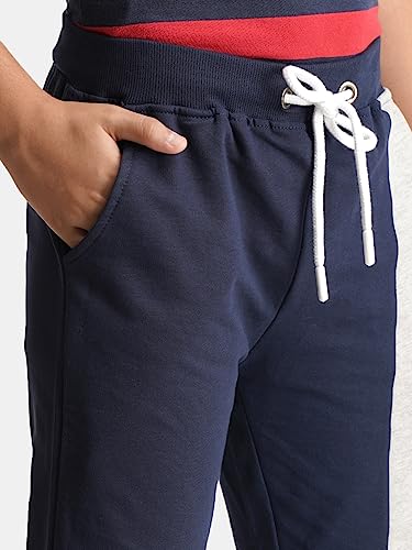 Image of Urbano Juniors Boy's Regular Fit Cotton Jogger Track Pants Stretch