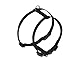 Nobby Classic Geschirr, schwarz, S-M, Brust: 30/50 cm, B: 15 mm