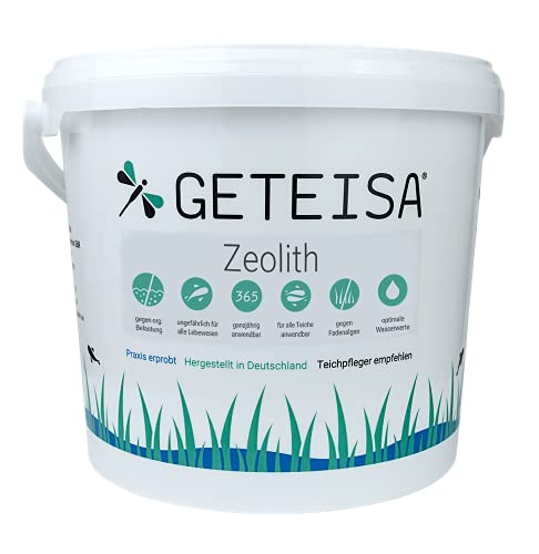 GETEISA Zeolith Wasseraufbereiter, natürlicher Phosphatbinder & Nitrat-Senker für klares Teichwasser, Teichwasseraufbereiter 9 Kg Cover