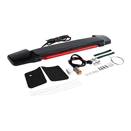 Tct-Mt Vivid Black Led Light Spoiler Trunk Fit For Harley King Razor Chopped Tour Pak 97-13 98 99 2012 2011 08 09 10 #TOP1
