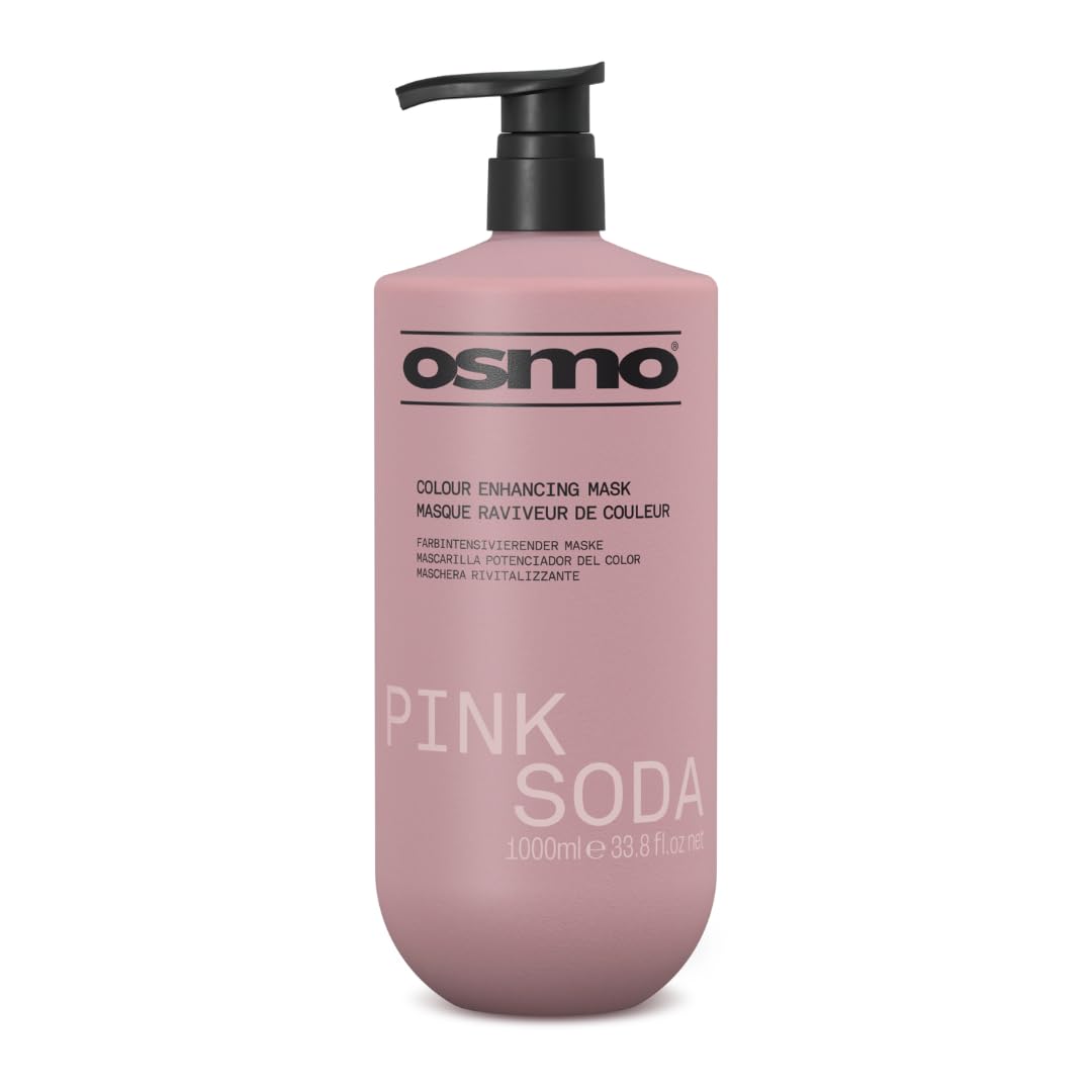 Osmo Pink Soda Colour Enhancing Mask | Pink Pigmented Mask | Vegan. 1000ml.