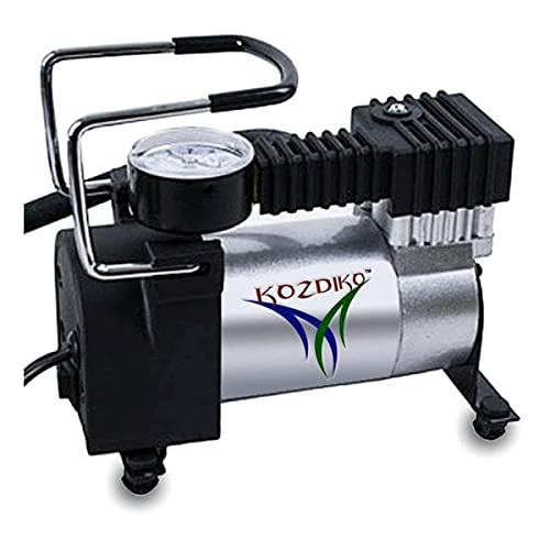 Image of Kozdiko 12V DC Heavy Duty Metal Tyre Inflator Air Compressor Pump for Toyota Etios Liva