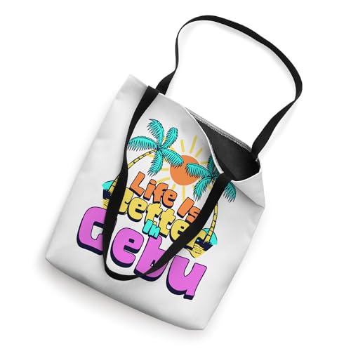 Bolso tote Life Is Better In Cebu miniatura 2