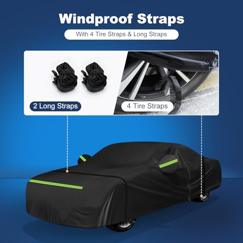 Image of QUNSUNUS Car Cover for Ford Thunderbird 2002-2005 with Cotton Lining