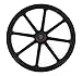 Medline WCA806945 Wheelchair Rear Wheel