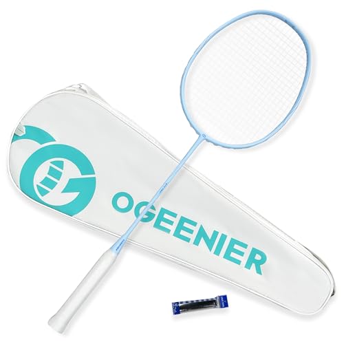 OGEENIER Badmintonschläger, Leichtgewichtiger Badminton Profi Sch...