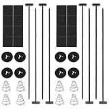 2 Sets Automotive Fan Mounting Kit Radiator Fan Zip Ties Electric Transmission Cooler Mounting Kit Car Radiator Cooling Fans Mount for Universal Car Vehicle