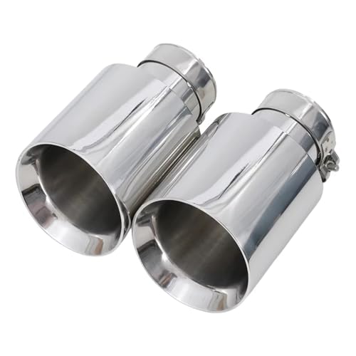 Embouts d'échappement voiture en inox premium avec sortie 101mm pour une finition élégante
