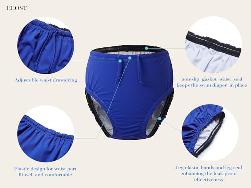 Image of Youth Special Needs Reusable Swim Diapers Swimwear for Incontinence