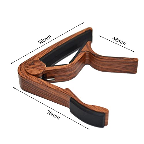 EURYTKS Ukulélé Professionnel Capo Guitare Bois Capo Picks Plectre, pour Acoustique Ballade Guitare Électrique Pièces… - Les Beatles, Paul McCartney, John Lennon, RIngo Starr, George Harrison EURYTKS Ukulélé Professionnel Capo Guitare Bois Capo Picks Plectre, pour Acoustique Ballade Guitare Électrique Pièces… – Image 4