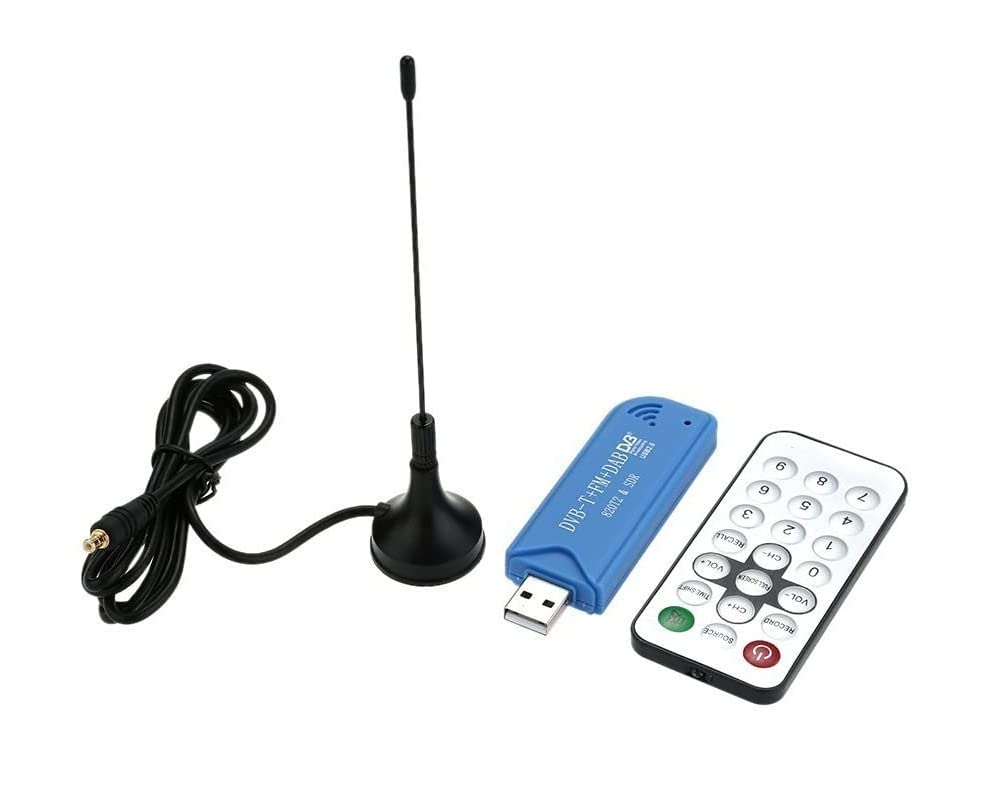 Mini clé TV numérique portable USB 2.0 DVB-T + DAB + FM RTL2832U + R820T2 Support SDR Tuner récepteur