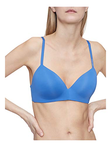 Calvin Klein Women's Form Lightly Lined Bra, Minnow, 32D