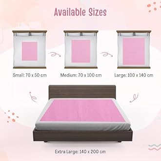 LuvLap Instadry Anti-Piling Fleece Extra Absorbent Quick Dry Sheet for Baby, Baby Bed Protector, Waterproof Baby Sheet, Small Size 100x140cm, Pack of 1, Baby Pink