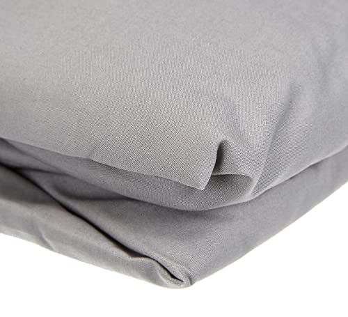 Amazon Basics 'Everyday' Spannbetttuch aus 100%, Baumwolle, 160 x 200 x 30 cm - Dunkelgrau - Image 3