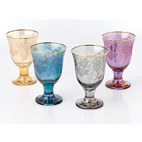 Lorren Home Trends 9462 Sangria, Glass, Gold Cover