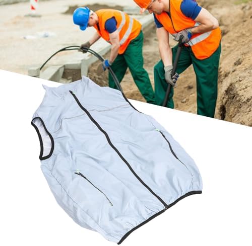 ViaGasaFamido Cooling Vest, USB Dual Fan Adjustable Work Clothes image 3