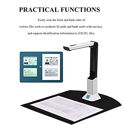 Document Camera, Portable Document Scanner HD, OCR Multi-Language Recognition-8MP, Compatible for Teachers, Remote… - Image 5