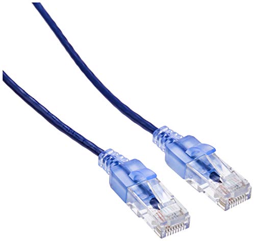Monoprice Cat6A Ethernet Patch Cable, Snagless RJ45, 550Mhz, 10G, UTP, Pure Bare Copper Wire, 30AWG, 10-Pack, 7 Feet, Purple