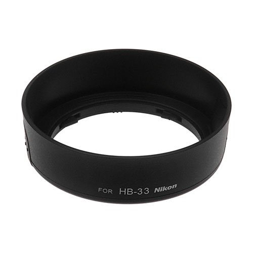 Fotodiox Lens Hood Replacement for HB-33 Compatible with AF-S 18-55mm f/3.5-5.6G ED and AF-S 18-55mm f/3.5-5.6G ED II Lens