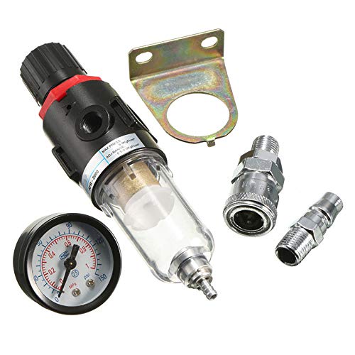 Buy Filter Pressure Regulator 1/4" BSP Air Gauge Water Trap