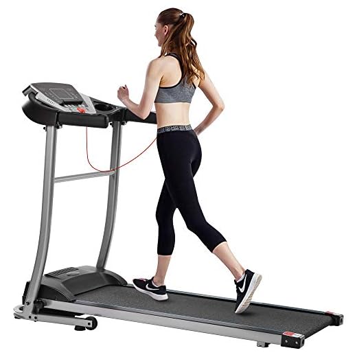 Merax Electric Folding Treadmill Motorized Running Machine Walking and Jogging Fitness Machine for Home Gym with 12 Preset Programs
