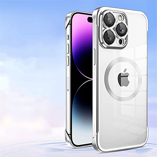 Coque transparente sans cadre iPhone 13 Pro Max avec housse chargement magnétique