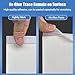 Clear Rubber Edge Trim, Self-Adhesive White Rubber Edge Trim, 5/8