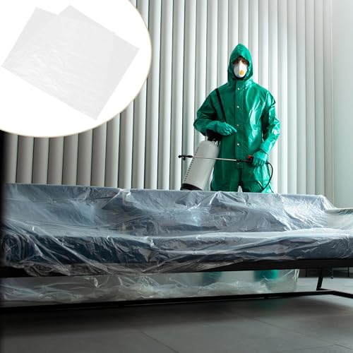 Funda protectora para sofá de plástico transparente para mudanzas y almacenamiento en el hogar 6
