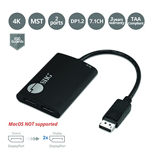 DisplayPort Daisy Chain Hub pour double écran de bureau - 2