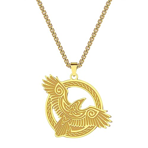 Collier corbeau homme en chaîne de cordes pour remplacer les bijoux fragiles