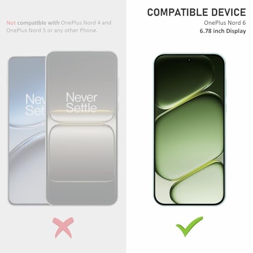 Image of SupCares Tempered Glass for OnePlus Nord 6 (6.78 Inch) With Installation Kit | 9H Edge to Edge Screen Protector | Black