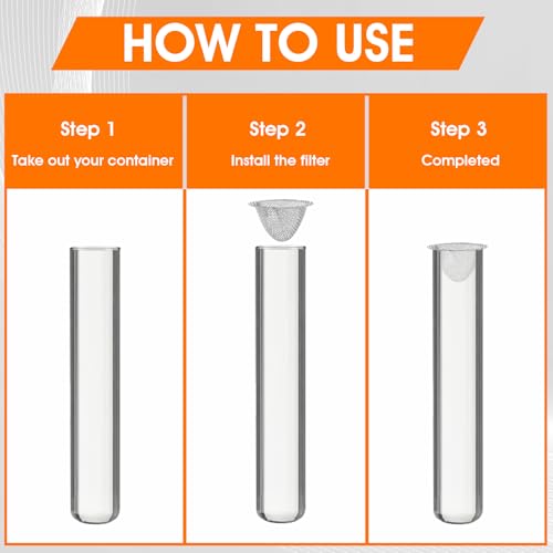 60Pcs Stainless Steel Bowl Screens, 1/2 Inch Stainless Steel Bowl Mesh Clean Screens Tapered Design Conical Design Metal Filters Mini Metal Clean Screen Reusable Filters - Image 6